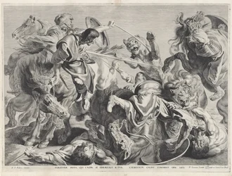 Chasse aux lions