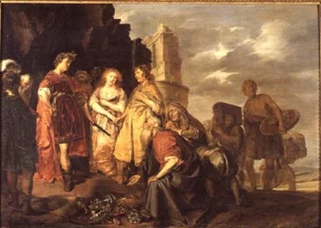 La Continence de Scipion, général romain (237-183 av. J.-C.)