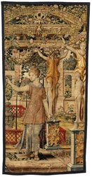 Vertumne et Pomone : Vertumne transformé en fermier, vers 1550