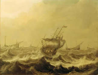Navires dans la tempête
