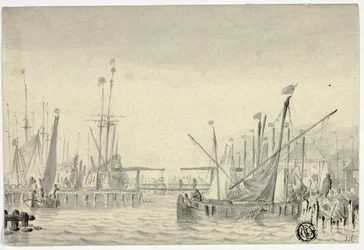 Navires dans le port
