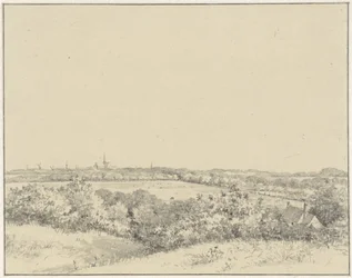 Vue de Haarlem, vue des dunes