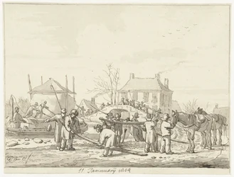 Karnemelksloot à Naarden, 11 janvier 1814