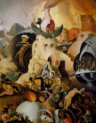 Le Jugement dernier, ca 1554, peinture de Pieter Huys (ca 1520-ca 1584)