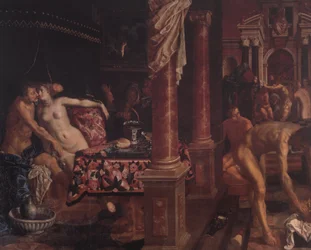 Danois :  En badstue A Bathhouse