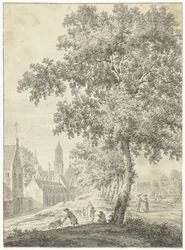 Sur les remparts de la ville à Utrecht