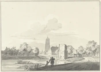 Vestiges de la porte du bac à Heukelom