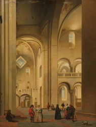Le transept de la Mariakerk à Utrecht