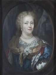 Princesse Anna de Thurn et Taxis (huile sur cuivre)