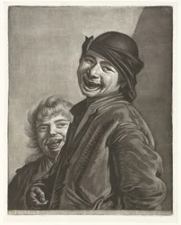Deux garçons riant