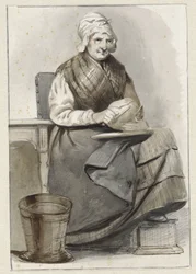 Femme assise