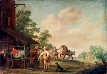 Une forge, 1648