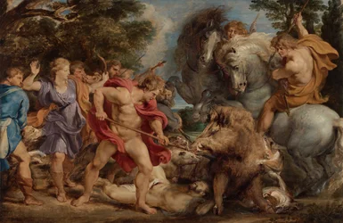 La Chasse au sanglier de Calydon, vers 1612