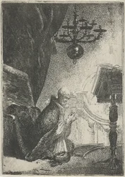 David en prière