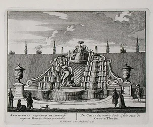 La cascade dans un jardin oriental, de 