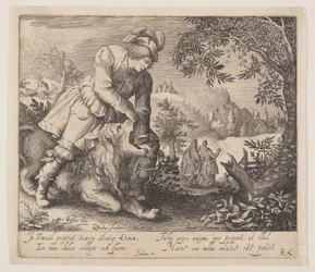 Samson et le lion
