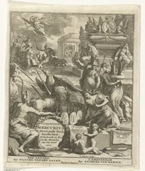Page de titre pour le Mercure Européen de 1702