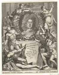 Page de titre du Mercure européen, 1705