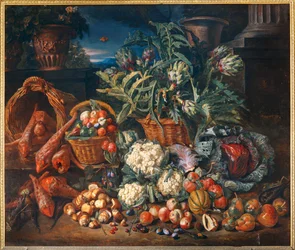 Nature morte : legumes et fruits - Still-life : Légumes et fruits ...