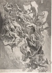 La Chute des damnés, 1642