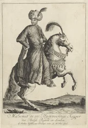 Portrait équestre de Mehmet IV, sultan de l