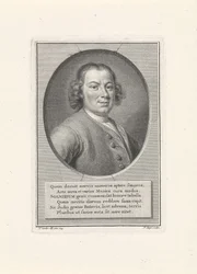 Portrait du compositeur Anton Wilhelm Solnitz 1708-1752, vers 1750