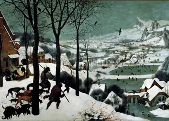 Chasseurs dans la neige (hiver)