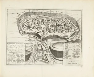 Carte de Kamianets-Podilsky, 1726