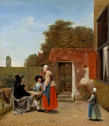 Une cour hollandaise, 1658-1660