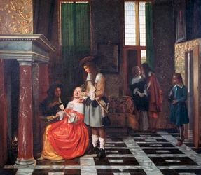 Les Joueurs de Cartes, c1663-1665