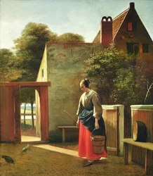 Le Serviteur dans la cour, vers 1660