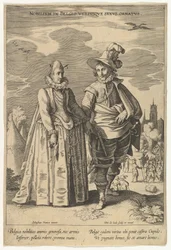 Nobilium in Belgio Utriusque Sexus Ornatus, tiré de Modes de différentes nations, sans date.