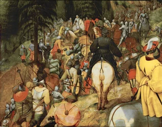 Conversion de Saint Paul (peinture sur bois de chêne)
