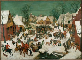 Massacre des Innocents (peinture sur bois de chêne)
