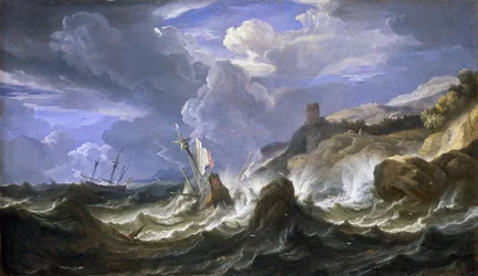 Naufrage dans une tempête près d