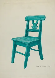 Chaise, vers 1937 (aquarelle)