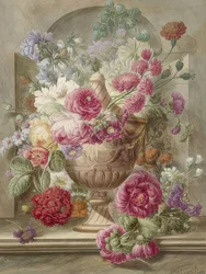 Vase avec des fleurs
