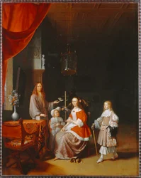 Frans Meerman, greffier de la Ville de Leyde et sa famille ...