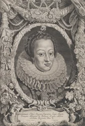 Éléonore, épouse de Ferdinand II, de la série Ferdinandus II et III Imperatorum Domu, vers 1625