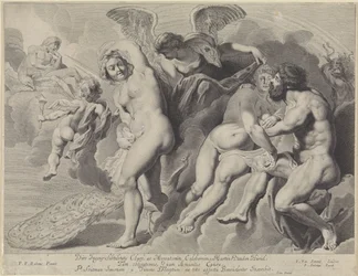 Ixion trompé par Junon et Jupiter