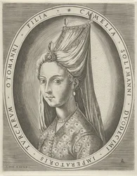 Portrait de Camalia, fille de Soliman le Magnifique (Portretten van heersers)