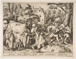 La mariée sale ou le mariage de Mopsus et Nisa, 1570