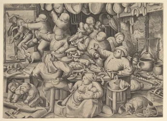La cuisine grasse, 1563