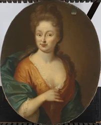 Portrait de femme, vers 1700-1722 (huile sur toile)