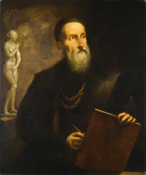 Autoportrait imaginaire de Titien, probablement dans les années 1650 (huile sur toile)