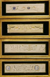 Quatre dessins pour frises, c.1823