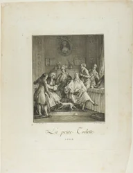 La Petite Toilette, du Monument du Costume Physique et Moral de la fin du XVIIIe siècle