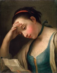 Portrait féminin, XVIIIe siècle