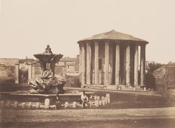 Temple de Vesta, années 1850