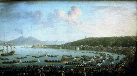 La baie de Naples le jour du départ de Charles III